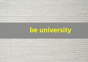 be university